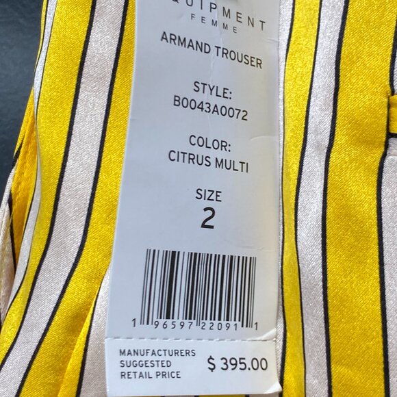 NWT! Equipment Femme Silk Armand Pants Size 2 - Picture 7 of 13